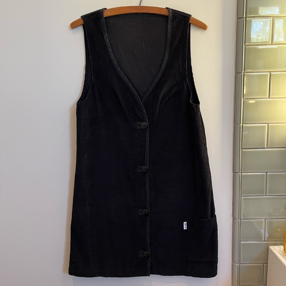 KerrieALDO Black Corduroy Smock